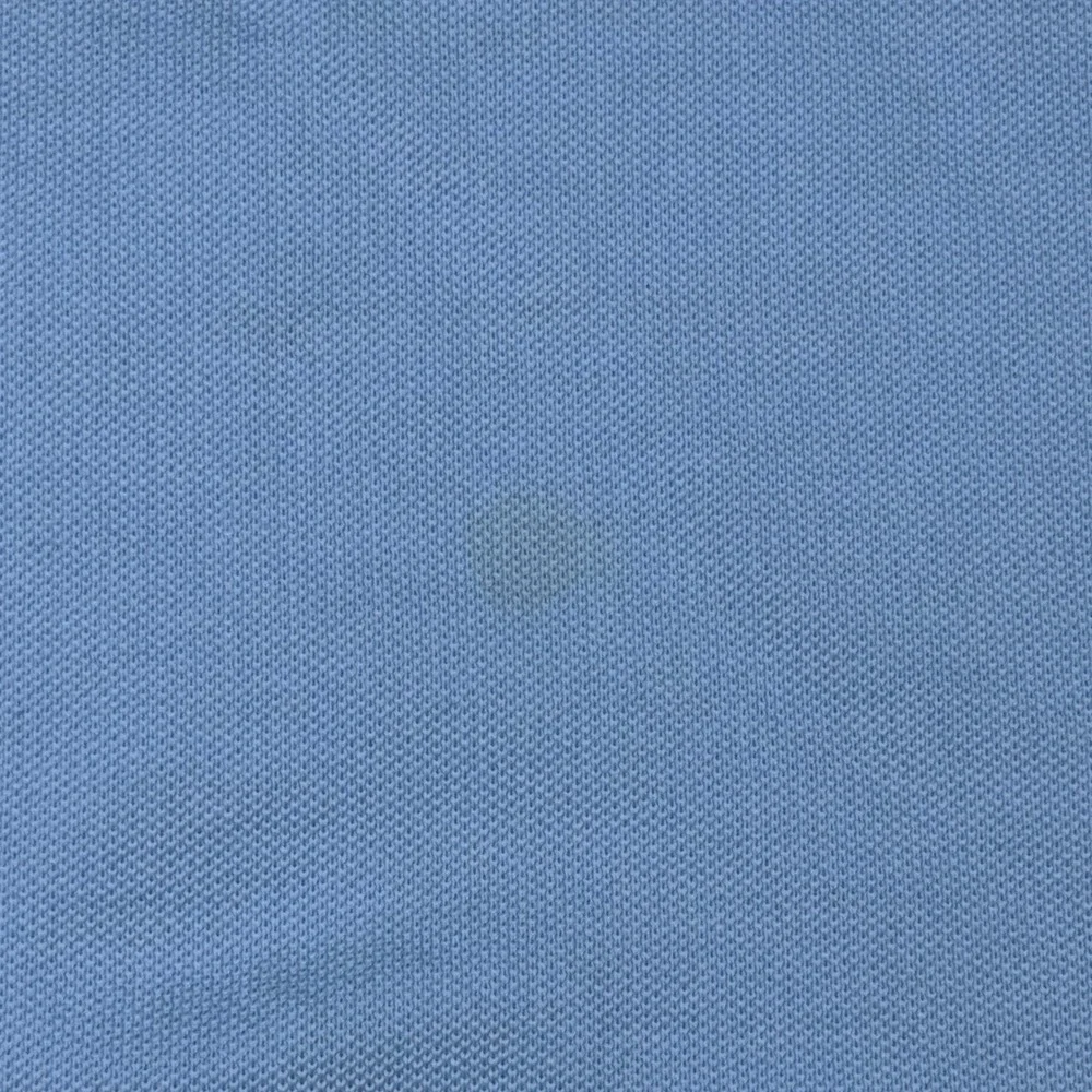 Polo Ralph Lauren Mens XXL Light Blue Knit Oxford Short Sleeve Polo Small Stain
